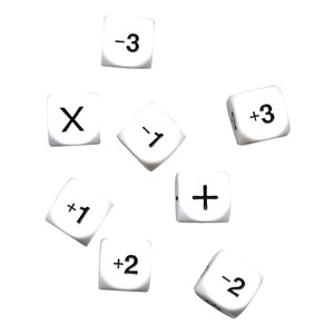 Math Calculations Positive & Negative Dice Set